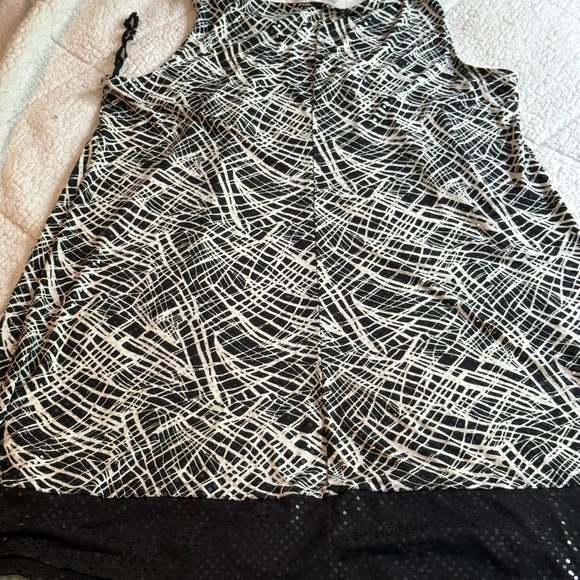 Fashion Bug Vintage Black and White Midi  Party Dress - Picture 1 of 3